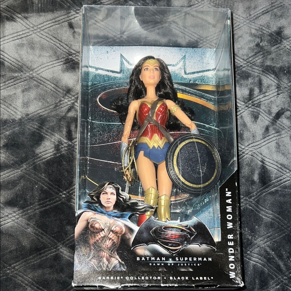 Barbie Collector Wonder Woman Doll in Red, Blue, and Gold